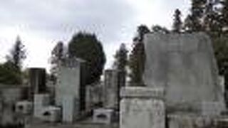 格さんと同じ藩士用の共有墓地