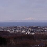 オホーツク流氷館の屋上