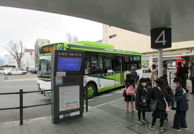 甲府駅から湯村温泉まで乗車