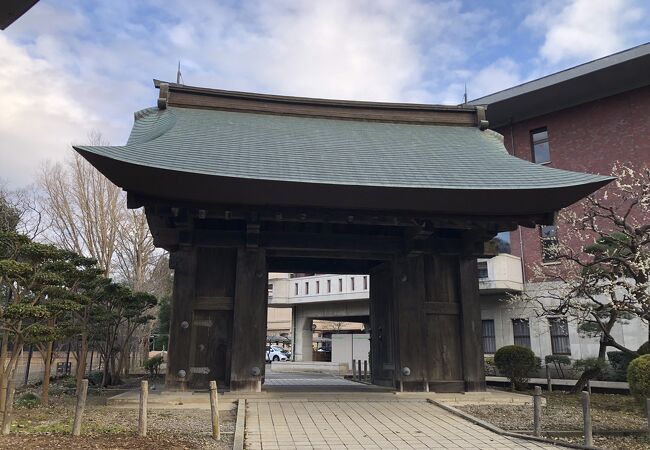 高校の敷地内に