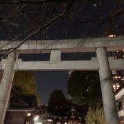 新宿中央公園にある神社