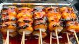 焼きたて小ぶりみたらし団子