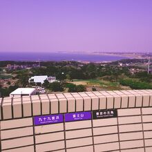 銚子市全体も鹿島灘も一望できる展望台。