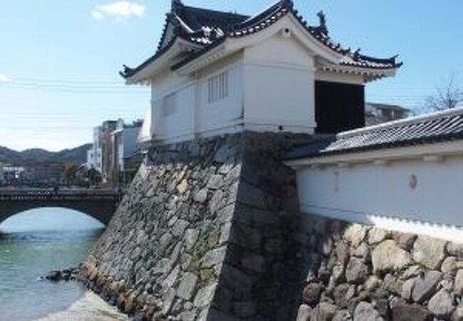 町田川に面したところにある櫓