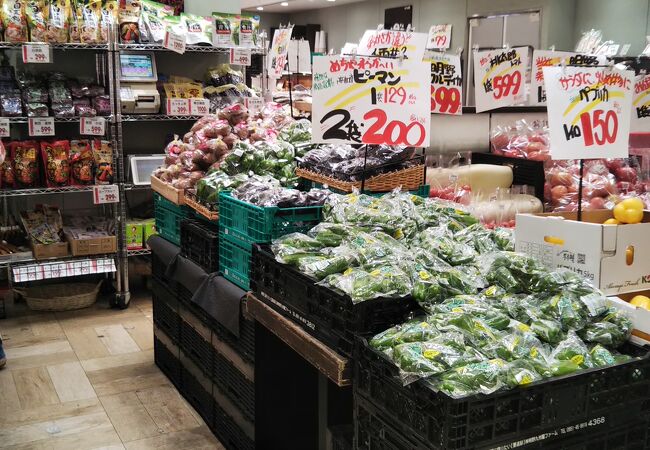 地下の食品売り場が好きです