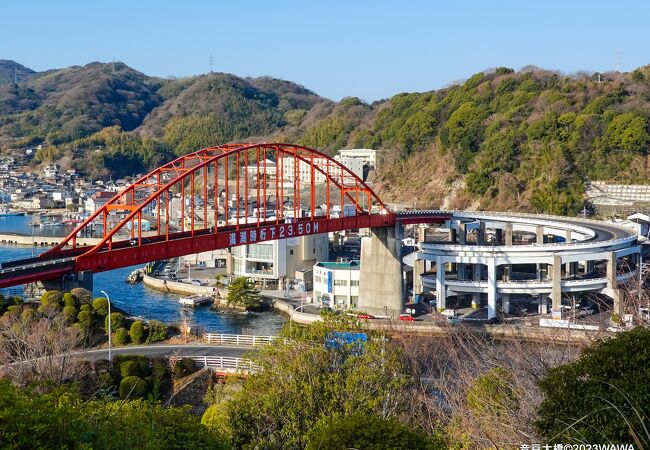 「音戸の瀬戸公園」から見晴らしました