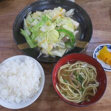 野菜チャンプル定食