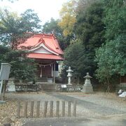 比波預天神社の鳥居は東側
