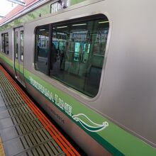 折り返し桜木町駅始発となる横浜線直通電車