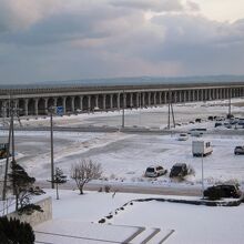 ホテルの窓からも観える全景