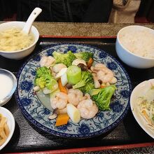 海老と野菜炒め９８０円