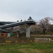 桜と鉄道の撮影スポット