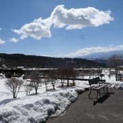 冬は絶景の雪景色♪