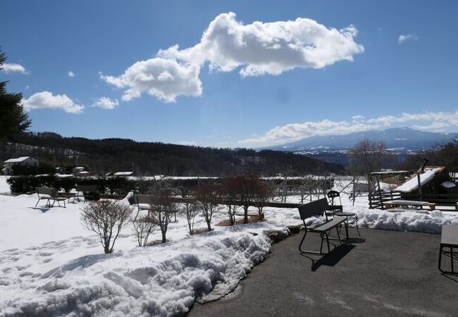 冬は絶景の雪景色♪