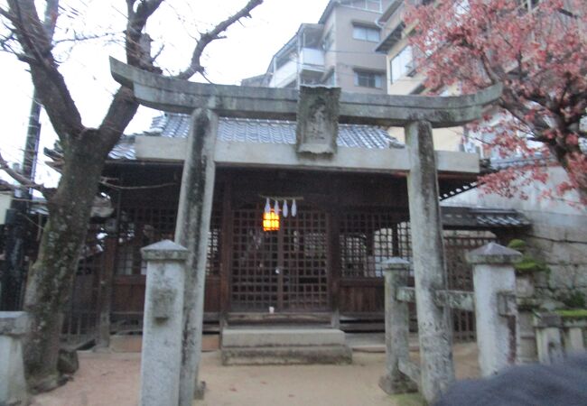 陰陽石を神体として牛頭天王を祀る道祖神社