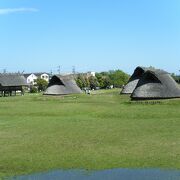 古代の村が再現されています