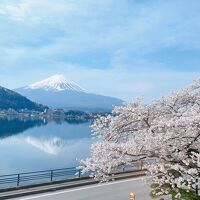 レストランからの河口湖＆逆さ富士です。
