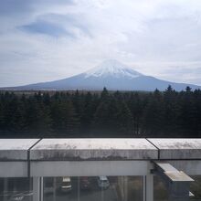 3階展望デッキからの富士山です。