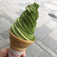 抹茶粉かけてもらえます