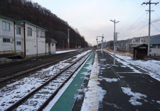 平面スイッチバックの駅　～　ＪＲ遠軽駅