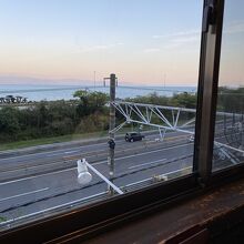眺めの良いお席でした。