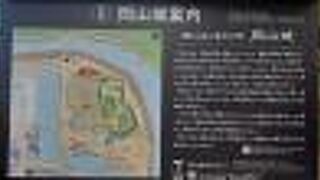 黒漆塗の黒いお城、「烏城」と言われます