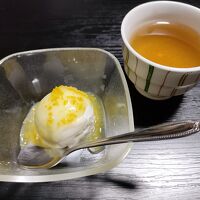 夕食のデザート