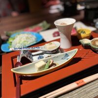 晩御飯は個室でのんびりできました