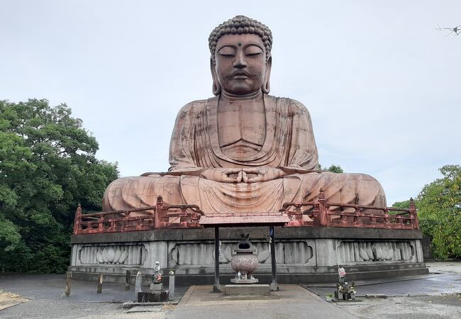 寿楽園公園の高台にある大仏