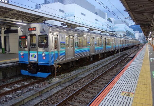 伊豆急乗り入れ列車が多い