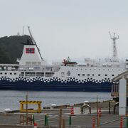 伊豆大島の港のひとつ