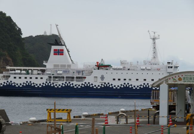 伊豆大島の港のひとつ