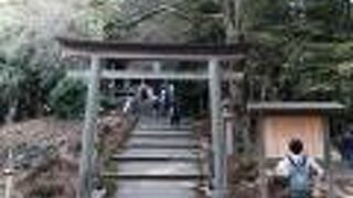 吉野山の最奥にある神社