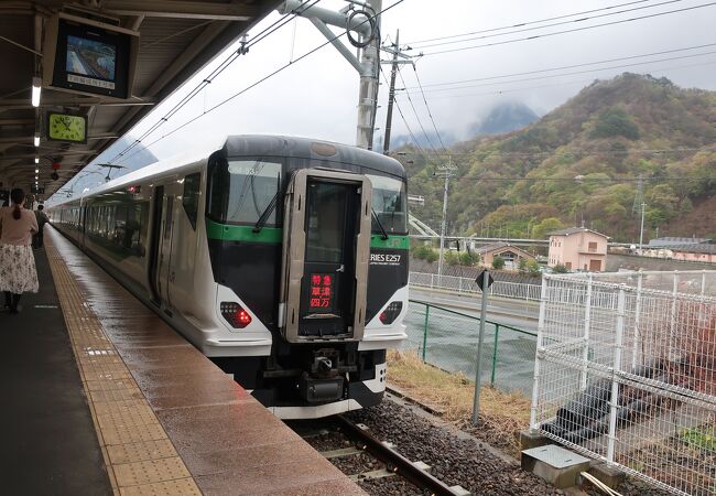 沿線には観光地が多いが乗客はまばら