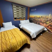 部屋はやや落ちたかない。眺望はウォールビュー