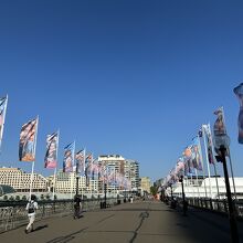 シティ側から見たピアモント橋