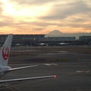 羽田空港は第１ターミナルから良く見えます