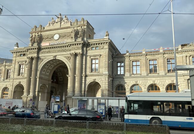 スイス最大の鉄道駅