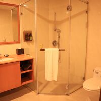 トイレが一緒だからちょっと不便。ウォシュレットはありません。