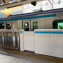 電車の様子です。