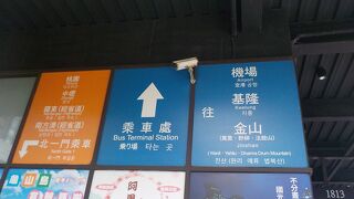 台北から基隆へバスで移動