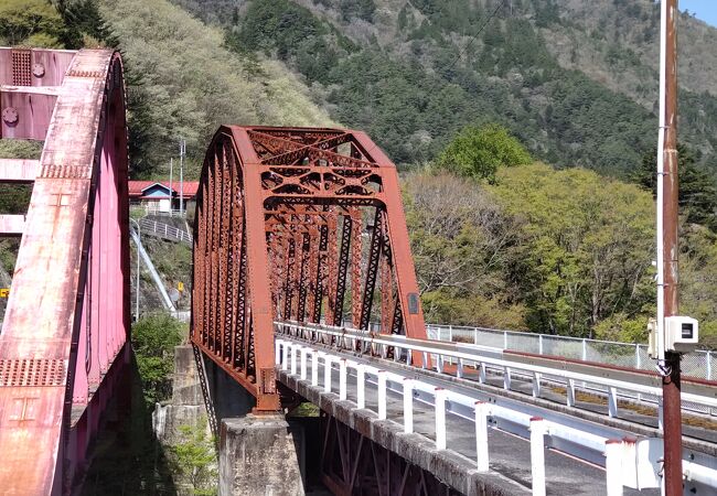 木曽森林鉄道で使われていた鉄橋