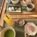 桜島を眺めながらご当地グルメが味わえる茶寮