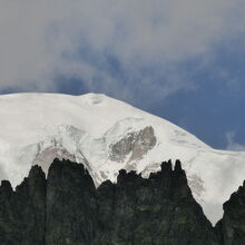 イタリア側から見るモンブラン(モンテビアンコ)