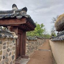 素朴な風景が広がります。