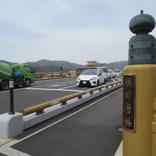 瀬田の唐橋の西詰