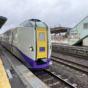 長万部駅から札幌駅まで利用