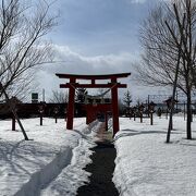 可愛らしい神社がある