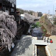 有馬川に架かる県道の橋