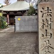 典型的な日本の寺という感じ